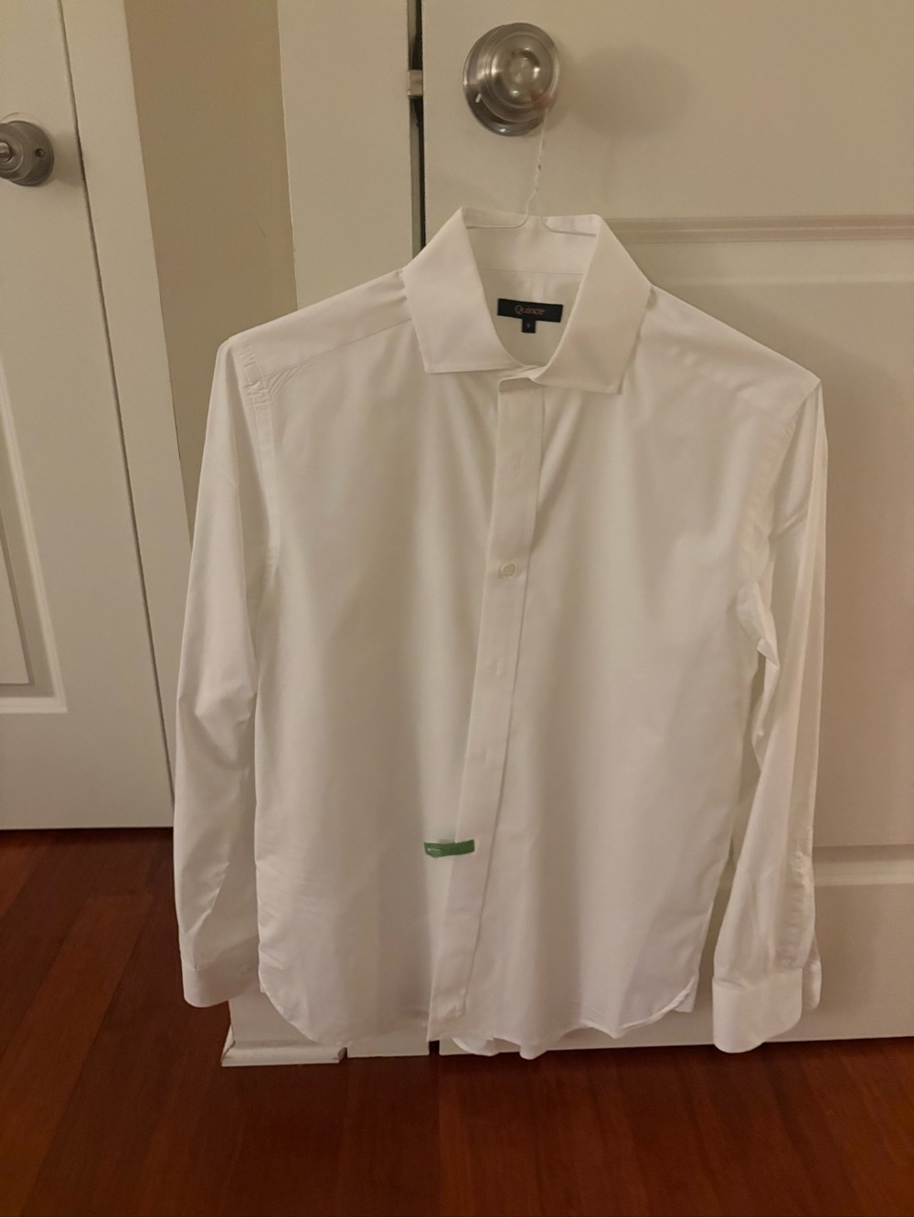 Quince White Men's Dress Shirt - Classic Spread Collar
